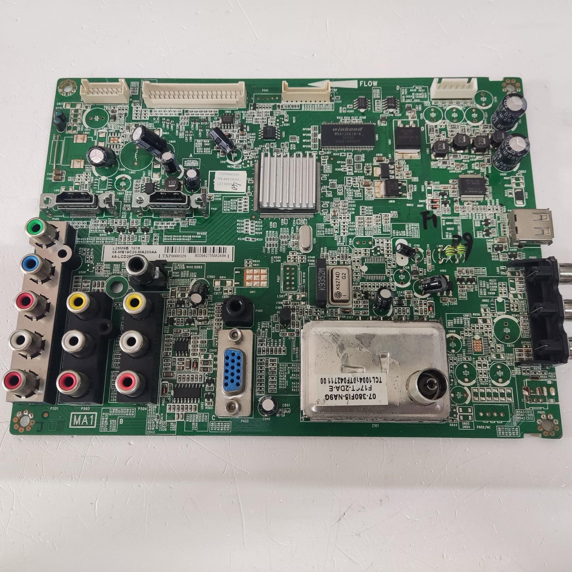 适用于!TCL L26M9B主板40-40MS19-MAA2XG屏V260B2-L03现货