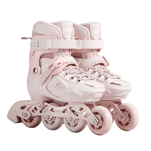特步轮滑鞋儿童溜冰鞋女童男童滑轮鞋专业全套装初学者成人旱冰鞋