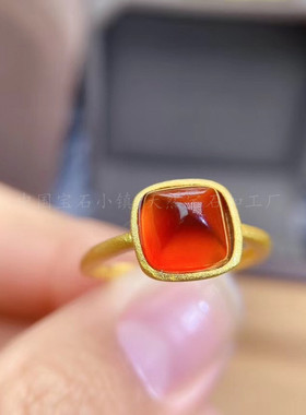 s925纯银戒指全净体满火彩汽水