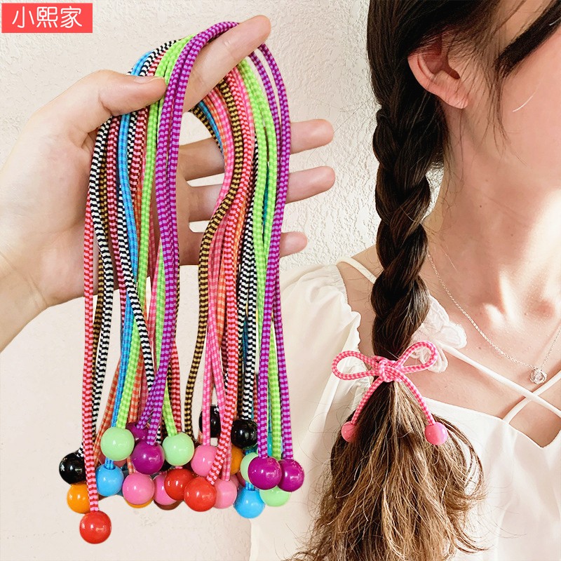 高弹力耐用女童学生扎发橡皮筋