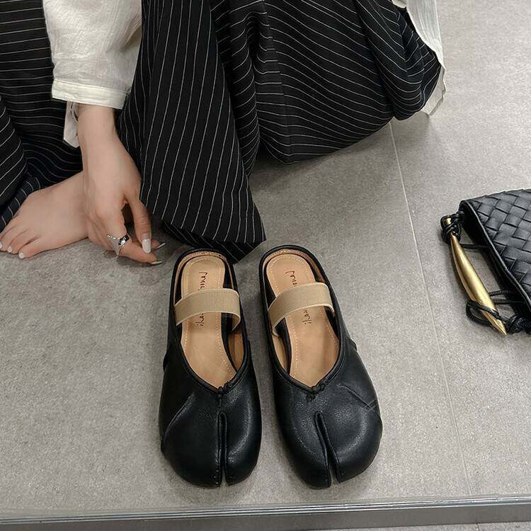 一字带内增高包头分趾拖鞋女夏