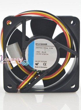 全新 614NHHR 614NGHH 24V 60*60*25变频器风扇