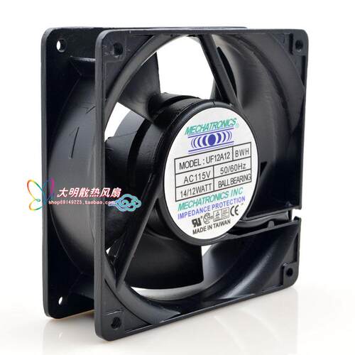 南韩115v12/14W12CM散热风扇