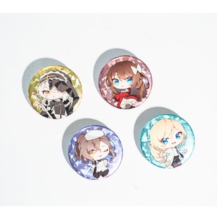 五周年纪念 彩底双闪碎片徽章 整天摸鱼的三日坊主