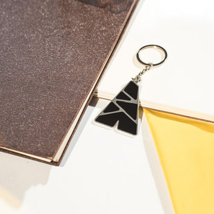 巴别塔标志金属钥匙扣 整天摸鱼的三日坊主