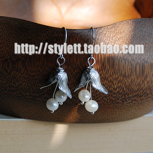 手工汉服配饰文艺风天然珍珠包邮