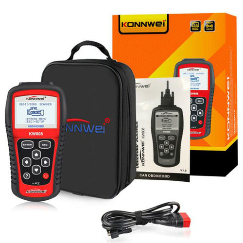 MS509同款KW808 OBD2 EOBD SCANNER TOOL汽车故障扫描诊断仪