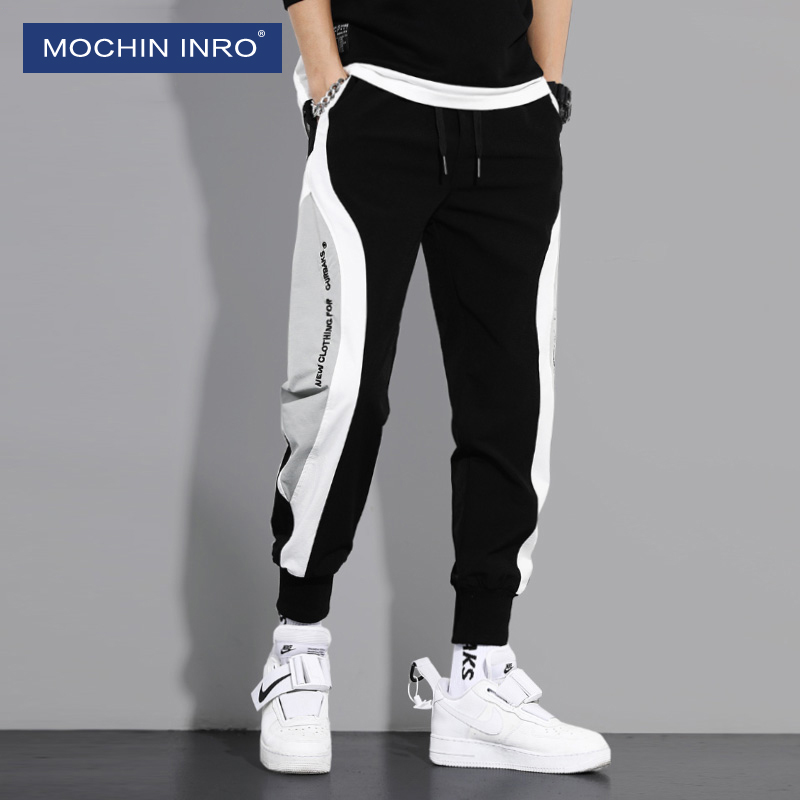 夏季薄款裤子男潮流宽松束脚运动裤篮球卫裤百搭速干休闲九分裤男