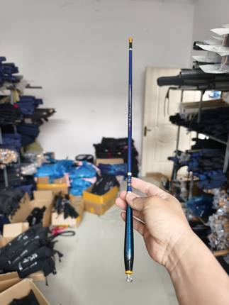 超短钓鱼竿溪流竿软调37偏46超轻超细小物竿收缩含堵头53公分