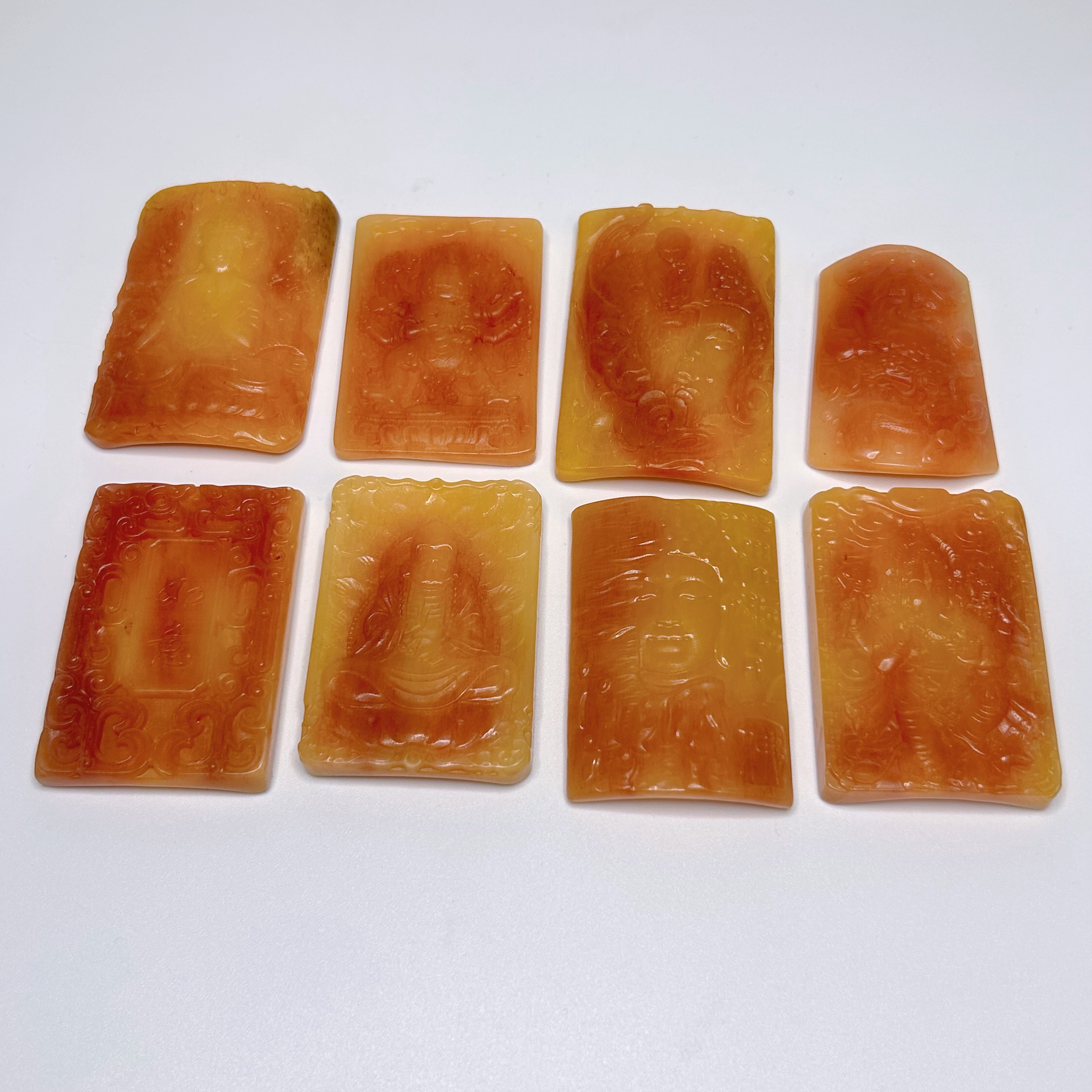 骆驼骨血沁牌子项链吊坠佛牌男女款挂饰西藏民族风骨雕车载挂件