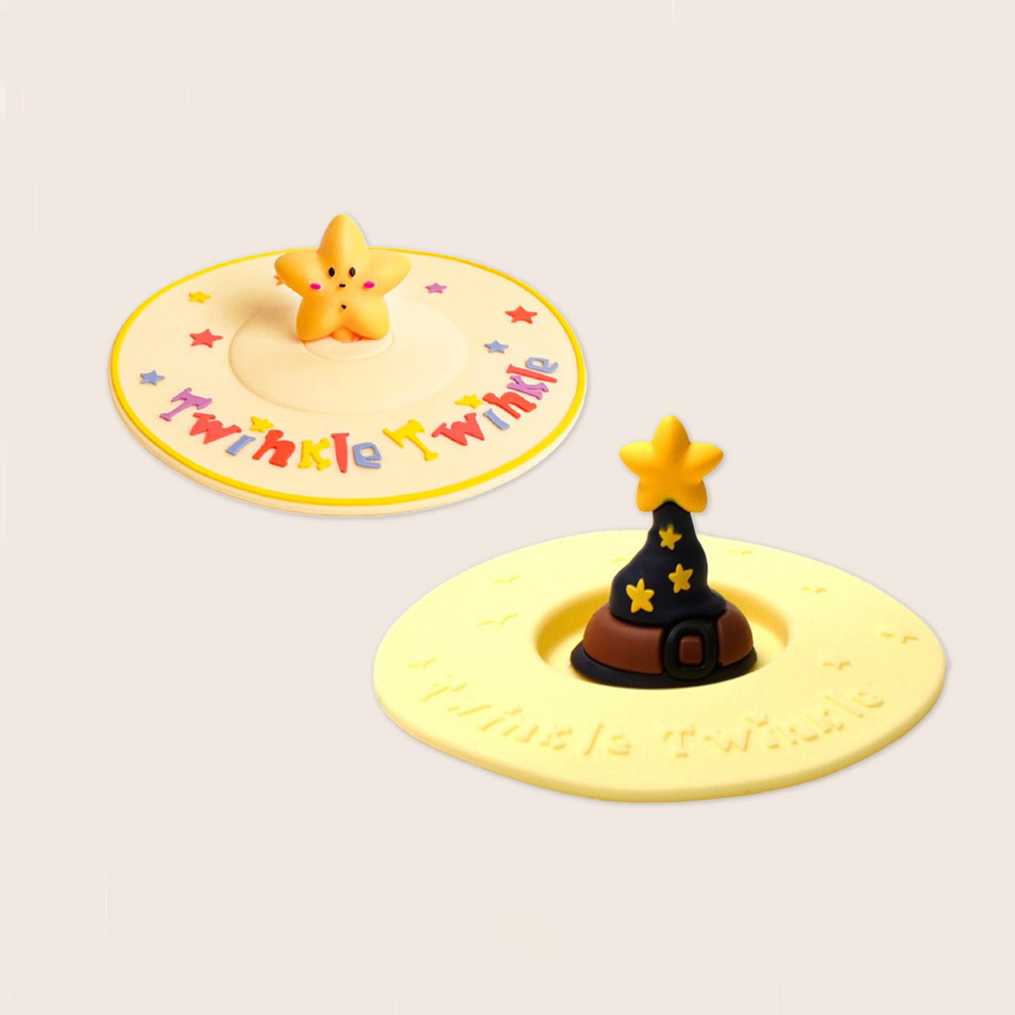 星星杯盖魔法帽食品级硅胶水杯盖图片