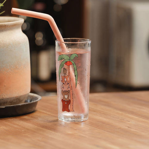 姜妍同款夏日果汁杯高颜值玻璃杯