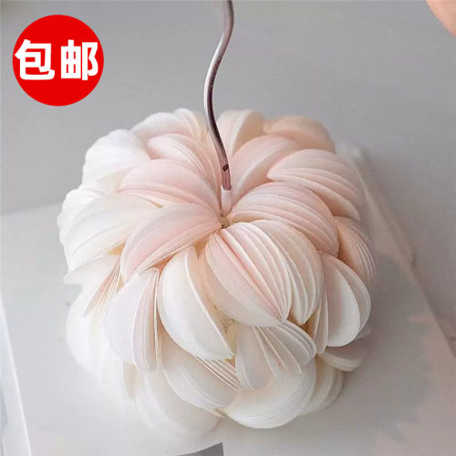 佳妍老师同款糯米纸花蛋糕装饰威化纸花朵花瓣生日纪念日烘焙插件