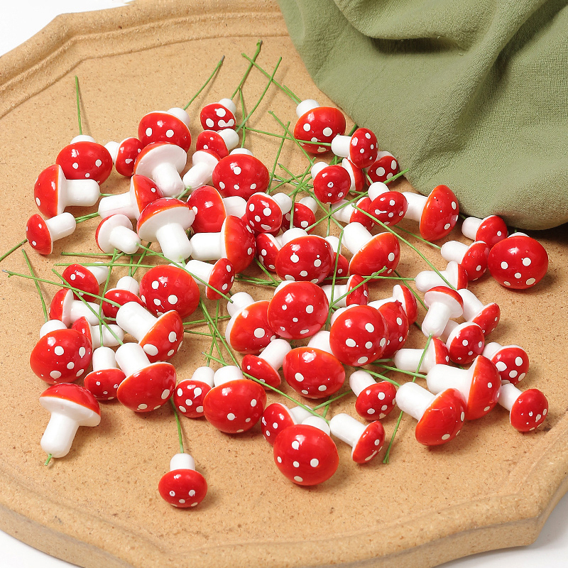 仿真蘑菇摆件盆景微观植物造景