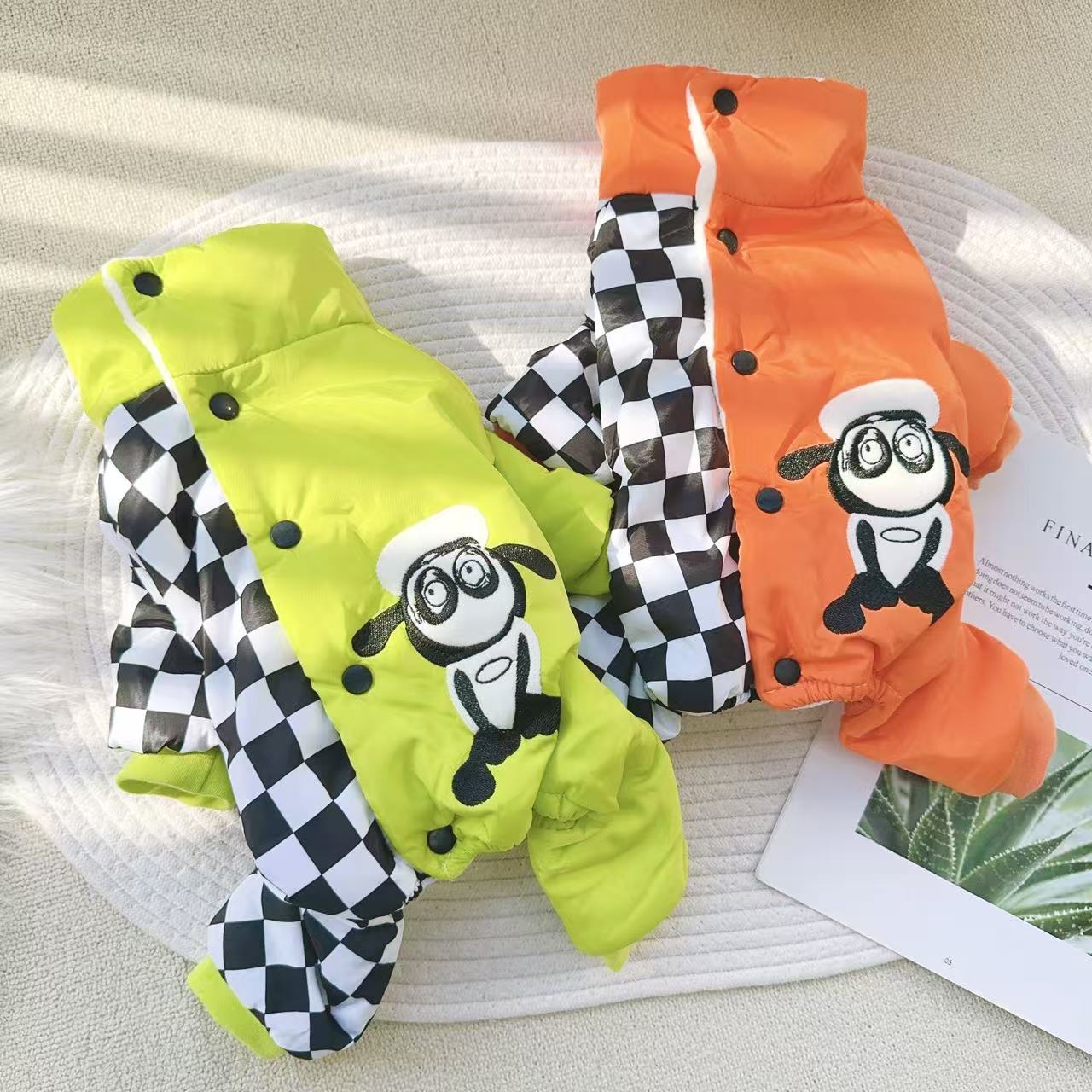 狗狗冬天加厚保暖四脚棉衣