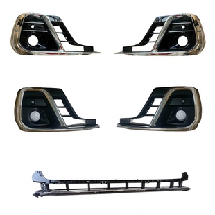 25款 适用于奥迪A8雾灯框霍希雾灯罩A8L D5下格栅左右饰框亮条23