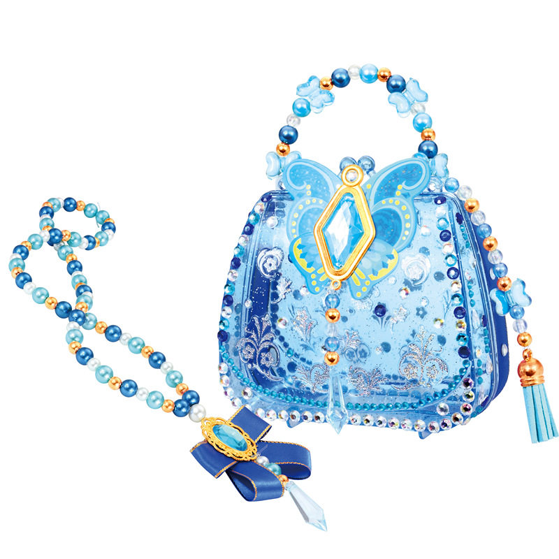 启贝新品 儿童手工diy玩具叶罗丽手提包首饰包收纳盒女孩生日礼物