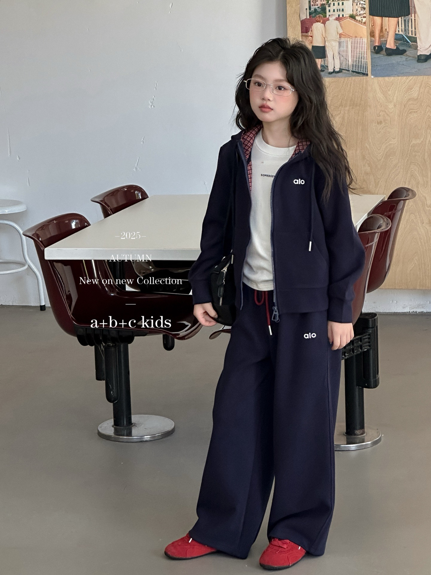 女童套装2025新款秋季儿童洋气时髦卫衣中大童休闲百搭卫裤两件套