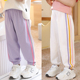 女孩宽松运动长裤 夏装 宝宝儿童春夏季 子薄款 防蚊裤 女童纯棉休闲裤