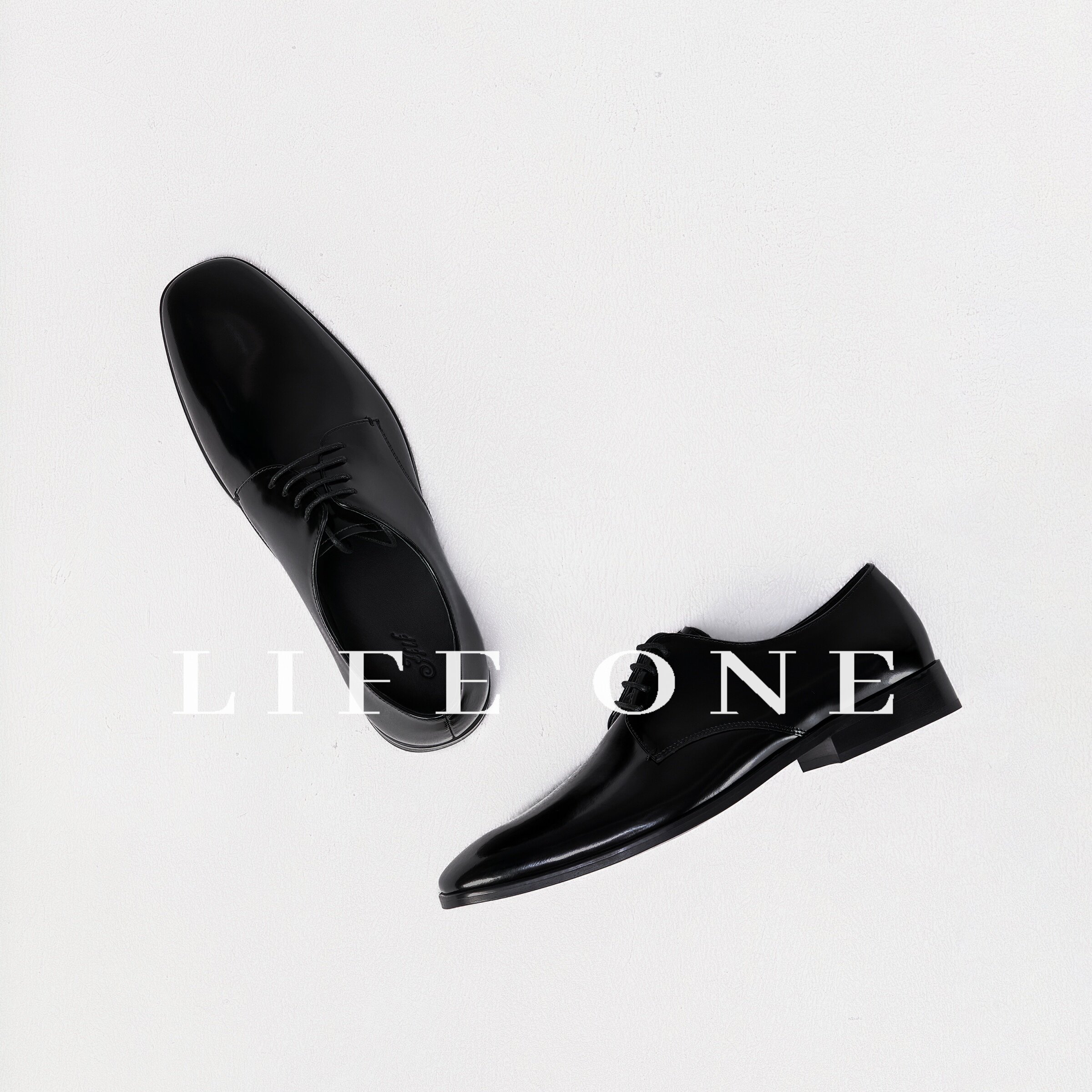 「Life One P方头」德国进口开边珠优雅百搭舒适方头系带德比鞋