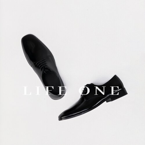 「Life One P方头」德国进口开边珠优雅百搭舒适方头系带德比鞋