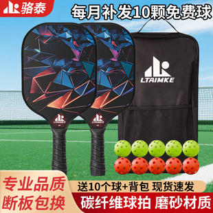 匹克球拍板碳纤维成人儿童专业级全套匹克球拍板球pickleball板拍