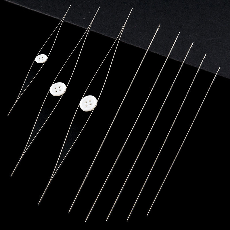 串珠针小号细长小米珠开口穿珠针钩针穿水晶小珠子工具串手链针筒