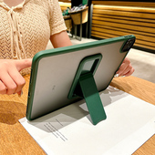 适用苹果iPad10.2寸平板9代保护壳air654亚克力自带支架2020第八代防摔mini7高级感简约超薄5 6代全包防弯9.7