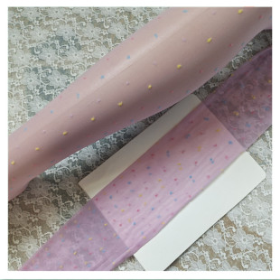 袜 15D薄小圆点性感连裤 包芯丝糖果彩灰色爱心开裆丝袜女薄款 夏季