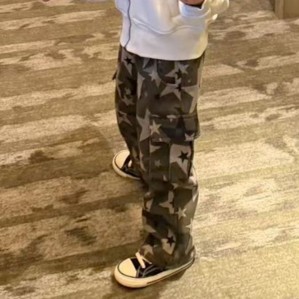 大金家童装体绒迷彩休闲裤