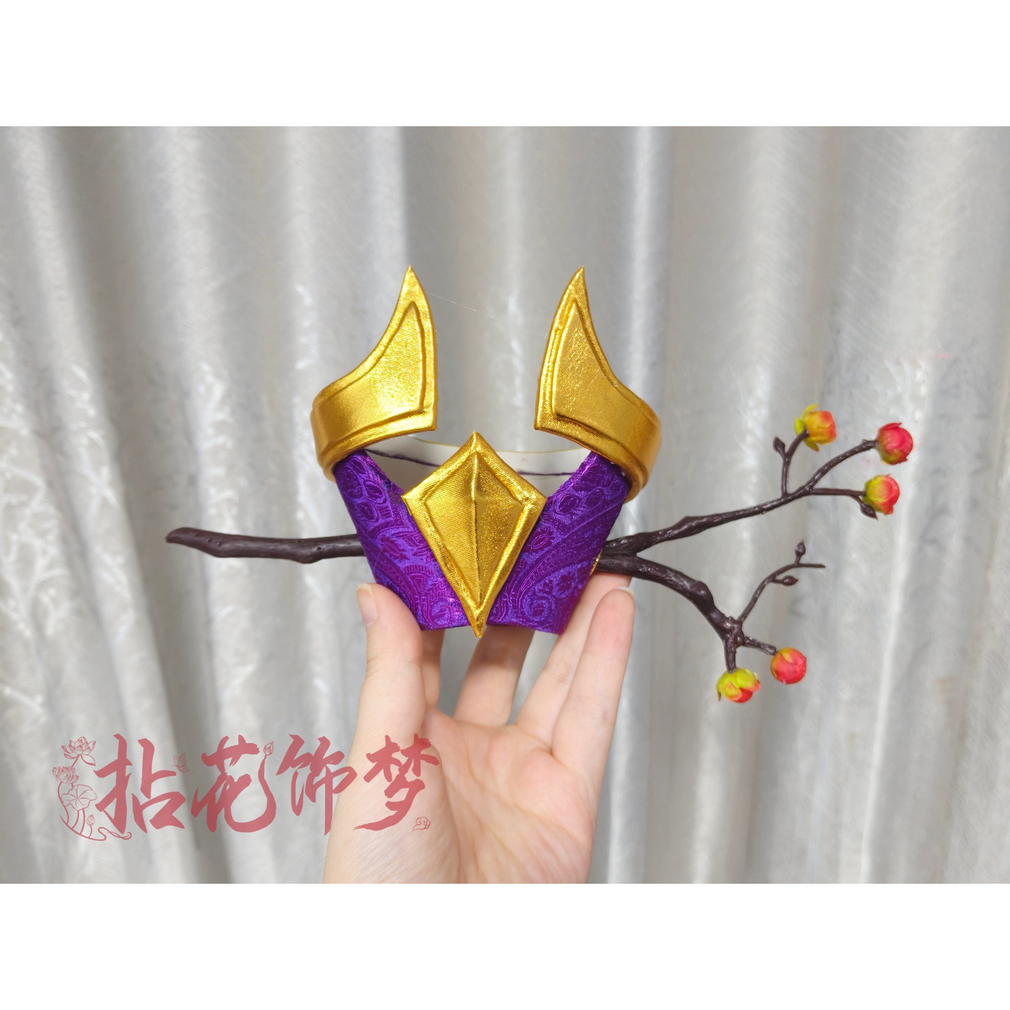 王者荣耀弈星滕王阁序皮肤cos头饰道具配饰发冠定制定做