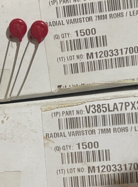 V385LA7P P3857 S07K385 7D621K 7MM 620V 力特压敏电阻