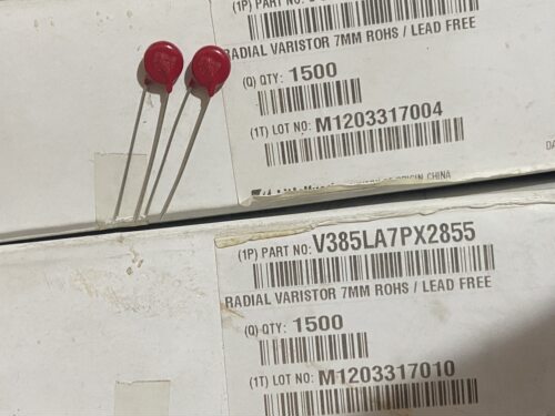 V385LA7P P3857 S07K385 7D621K 7MM 620V 力特压敏电阻
