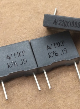 KEMET 意大利 AV 薄膜电容 220PF 0.22nf 221 1000V 1KV 脚距7.5