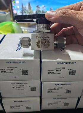 美国世伟洛克Swagelok 卡套球阀SS-44S10MM 不锈钢1件式40系列10M