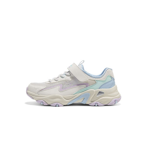 Skechers斯凯奇女童透气轻盈熊猫鞋五代休闲魔术贴老爹鞋319097L