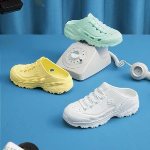 Skechers斯凱奇夏季 一腳蹬輕便洞洞鞋 243040拖鞋 111248 泡泡鞋