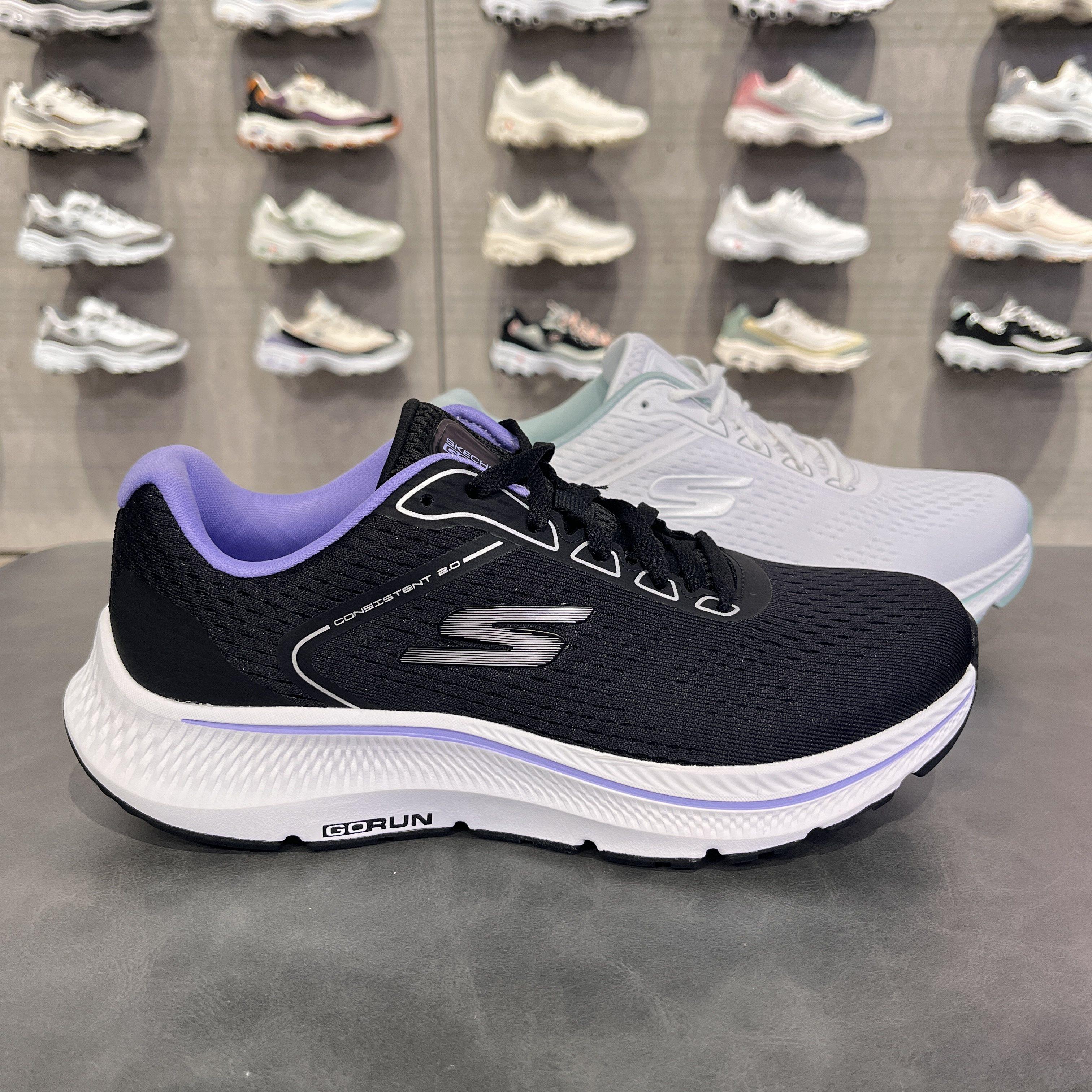 Skechers斯凯奇女款网面透气舒适轻便休闲运动鞋跑步鞋128607