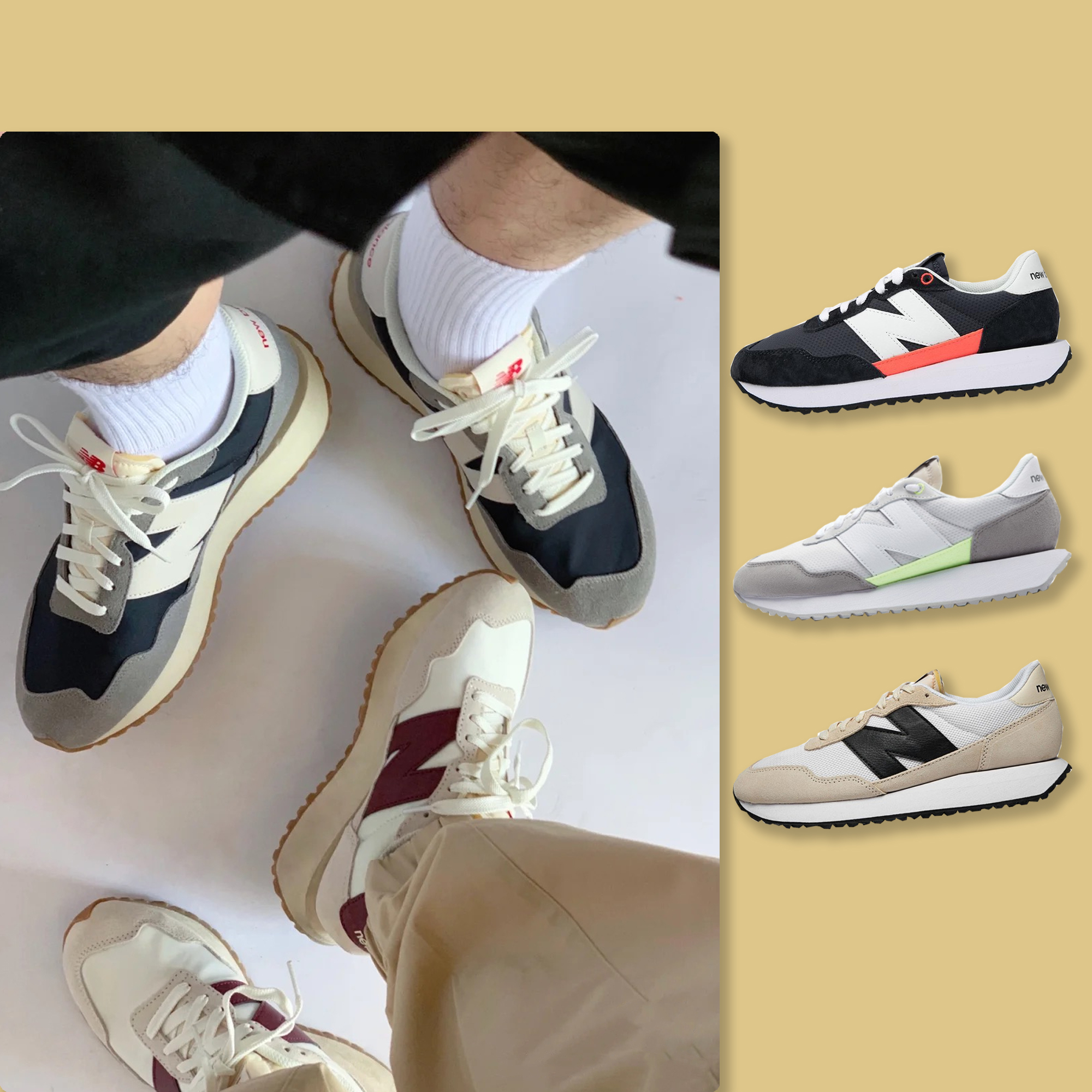 New Balance/NB237系列niko and联名MS237SL1复古男女休闲跑鞋VC1-封面