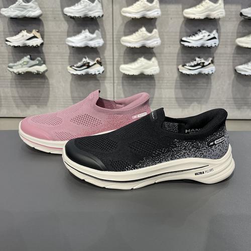 Skechers斯凯奇女士go walk 8闪穿健步鞋轻质缓震运动鞋125926