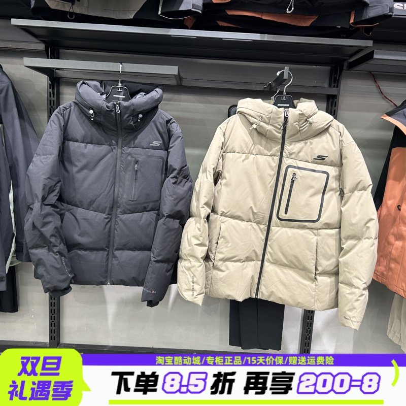 Skechers斯凯奇男女秋冬石墨烯防泼水P425M034羽绒服外套P425W052