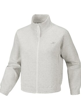 Skechers斯凯奇女士户外立领纯色百搭针织外套休闲运动服P126W003