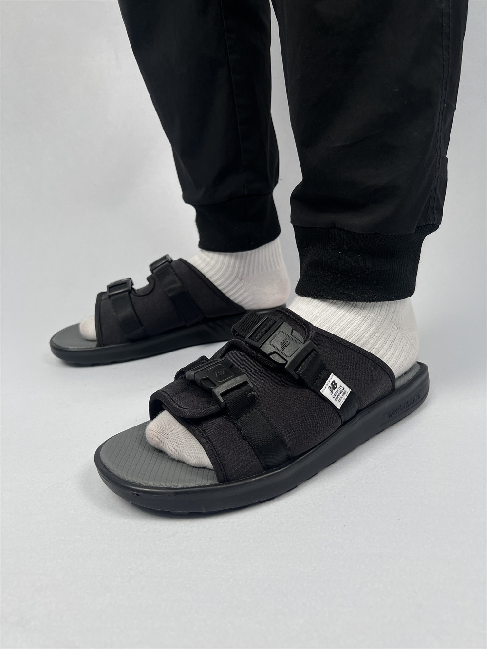 NewBalance/NB夏男女夏季休闲拖鞋运动凉鞋沙滩凉拖SDL330BK/GR