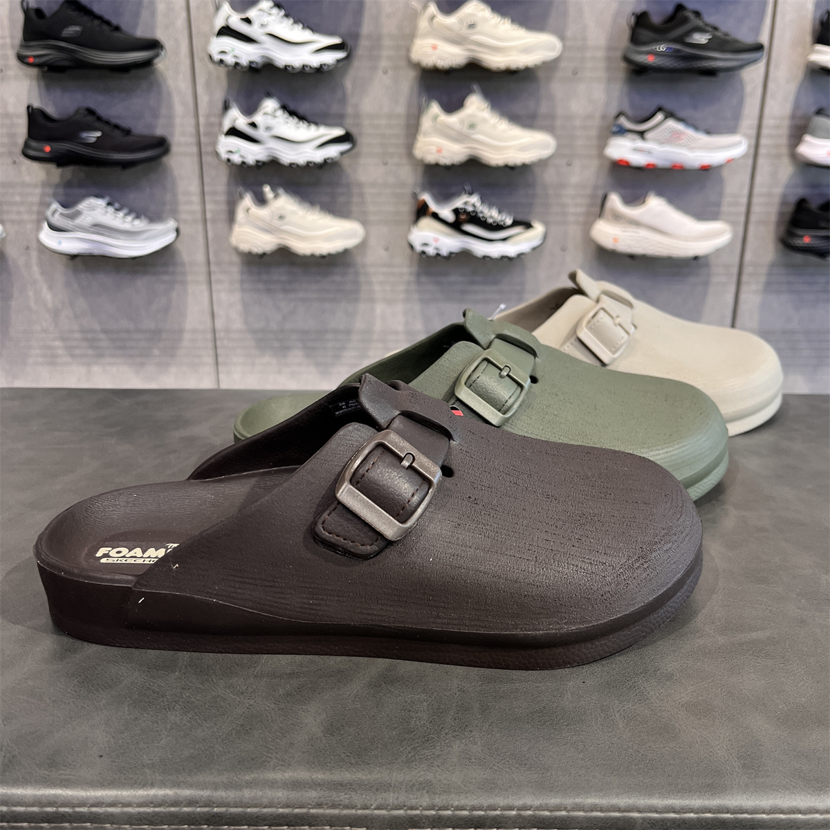 斯凯奇夏季男女舒适凉拖