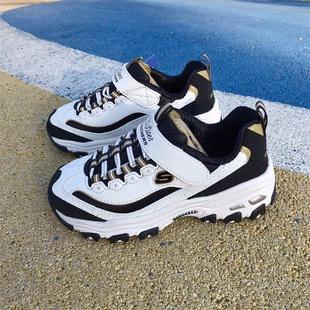 Skechers斯凯奇男童耐磨轻便魔术贴运动鞋老爹鞋熊猫鞋403825L