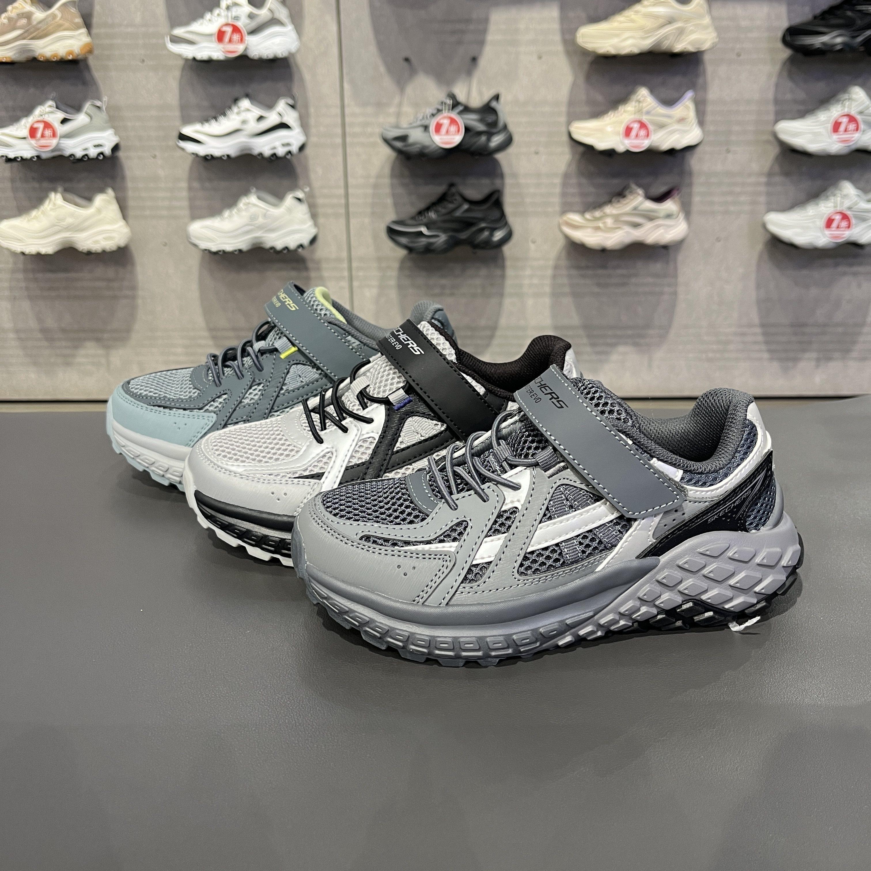 Skechers斯凯奇儿童怪兽鞋舒适百搭缓震耐磨魔术贴老爹鞋405334L,运动鞋new,运动休闲鞋,淘宝优惠券,粉丝福利购,淘宝优惠卷