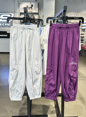 Skechers斯凯奇2026新款女孩舒适柔软透气百搭梭织长裤P226G006
