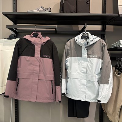 Skechers斯凯奇女士秋冬防水冲锋衣连帽三合一(抓绒内胆)P425W183