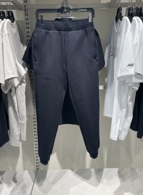 Skechers斯凯奇男款休闲百搭舒适纯色简约运动长裤P124M010