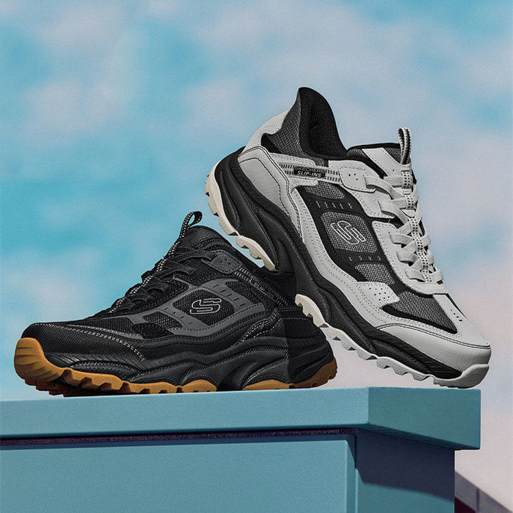Skechers斯凯奇男子秋季闪穿户外一脚蹬厚底缓震休闲运动鞋237744,运动鞋new,运动休闲鞋,淘宝优惠券,粉丝福利购,淘宝优惠卷